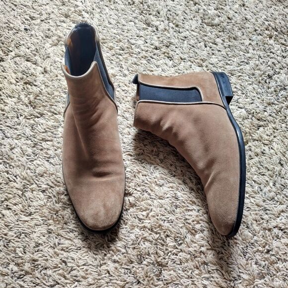Aquatalia Prospero Chelsea suede Boot sz 8 - Picture 1 of 10